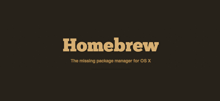 Installation Homebrew auf Mac OS X